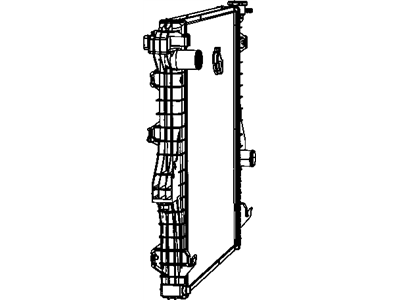 Dodge 55056816AA RADIATOR Engine Cooling NOTE:25 pc min Qty Mix and Match Pallet Program only, Use mopar.com to order, Magneti-Marelli Parts tab