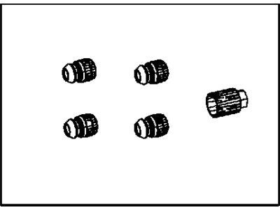 Dodge 5105834AA LOCK SET Wheel