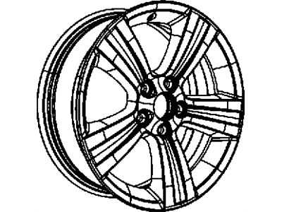 2015 Jeep Compass Spare Wheel - 1LT46DX8AC