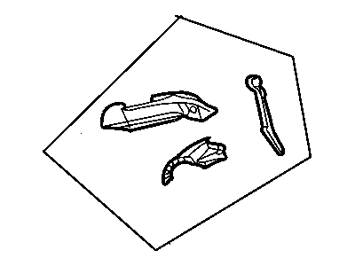 Dodge 4575225AJ EXTENSION Quarter Panel