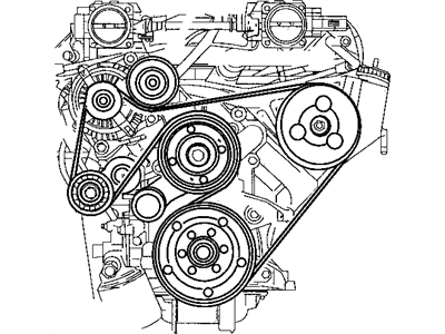 Dodge 4763863AB BELT Accessory Drive
