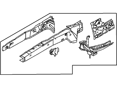Chrysler MR392165 CROSSMEMBER Front Support