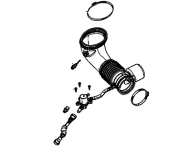 Ram 1500 Air Intake Coupling - 53011249AB