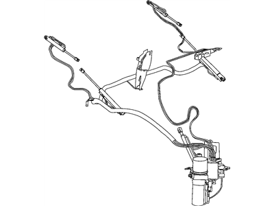 Chrysler 5142639AA CYLINDER Folding Top Hydraulic Main Cylinder