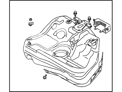Dodge MN106213 FUEL TANK