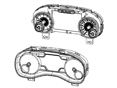 2021 Ram 1500 Speedometer - 68453479AC
