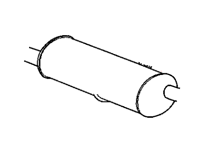 2005 Dodge Grand Caravan Muffler - 4880841AD