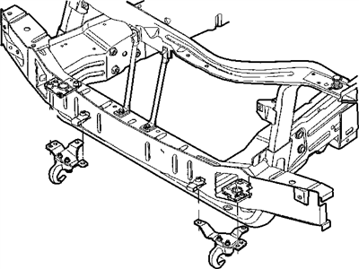 Jeep 52059156AA TAPPING PLATE Tow Hook