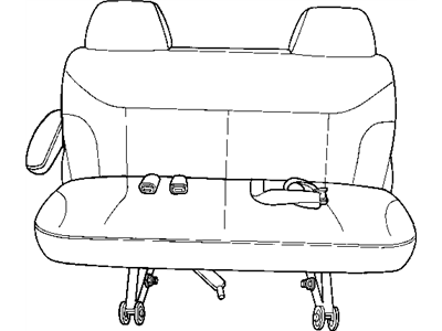 2006 Dodge Caravan Armrest - MW091J3