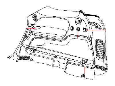 Dodge 1VL47DX9AB CUPHOLDER