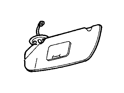 2001 Dodge Durango Sun Visor - 5GW41TL2AE