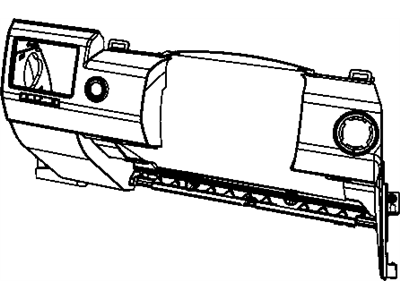 Dodge XT10BD1AE BEZEL Instrument Panel