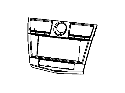 Chrysler XT05ESGAE BEZEL Instrument Panel Center