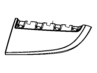 Chrysler 1FH89DK5AB BEZEL Instrument Panel