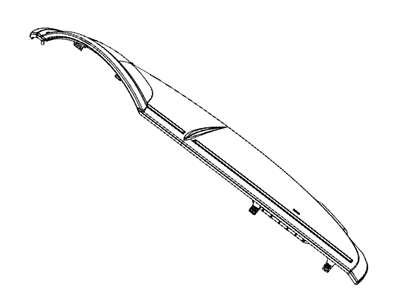 Chrysler 1AM74XDVAC PAD Instrument Panel
