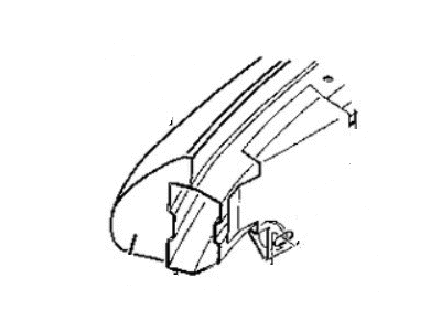Mopar 4708345 Reinforcement, Front