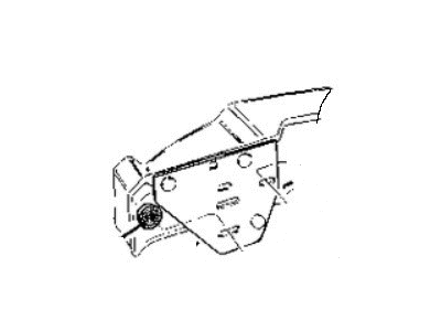 Mopar 4708344 Reinforcement Anchor Plate