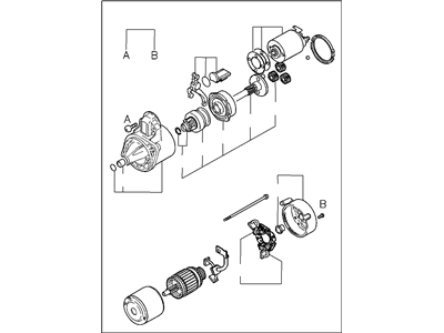 Mopar MD172860 Starter, H, L Series, Manual And Auto. Transmission