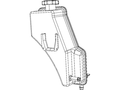 Jeep 5143614AA CAP Power Steering Reservoir