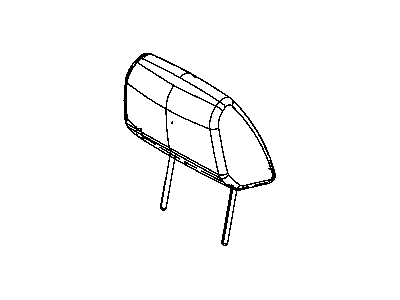 Dodge 1UK76DX9AA HEADREST Front