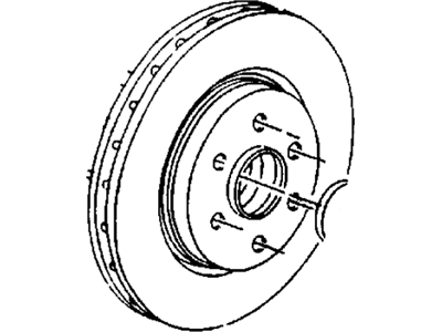 1999 Dodge Viper Brake Disc - 4642122
