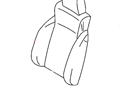 Jeep 1AC301DVAA COVER Front Seat Back