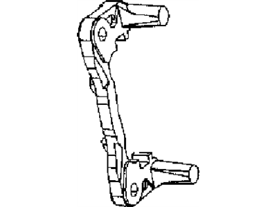 Chrysler Sebring Brake Caliper Bracket - 68020254AA