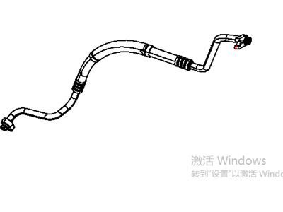 Ram 4500 A/C Hose - 68140653AC