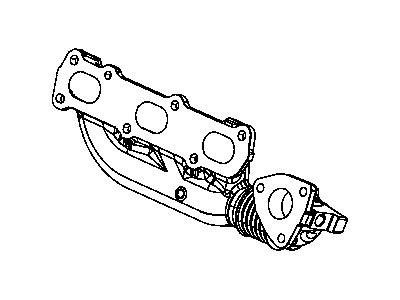 Jeep Exhaust Manifold - 68148178AA