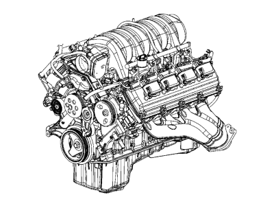 Dodge 68293008AB ENGINE Long Block SERVICE WARNING: If The Original Engine Has Experienced A Catastrophic Failure - Including Piston, Cylinder Bore, Valve, or Valve Seat Failure -The Intake Manifold Must Be Replaced With A New Manifold.