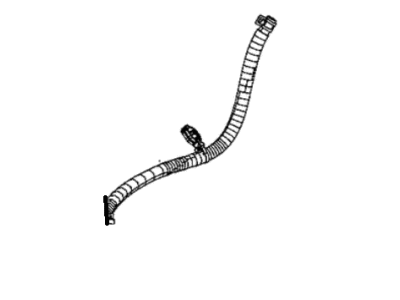 Ram 68363006AC HOSE Power Steering Return Includes Clamps, Tee And Large Mounting Clip