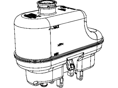Ram 68034205AA RESERVOIR Brake Master Cylinder