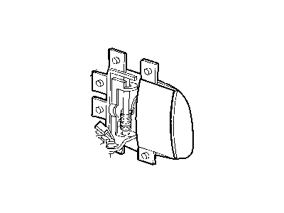 Chrysler 5JD441DBAD HANDLE Inside Release