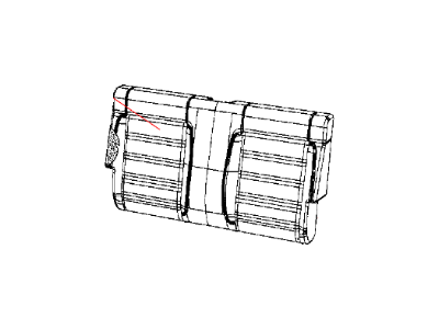 Jeep 1TF47BDQAA COVER Rear Seat Back