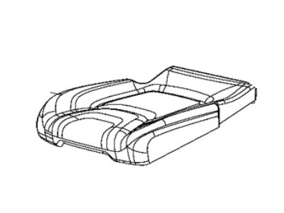 Jeep 6QB30HL1AA COVER Rear Seat Cushion Right