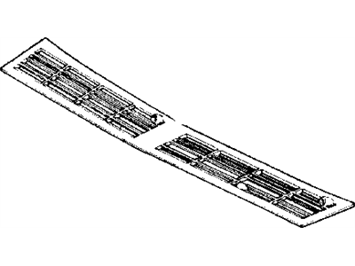Jeep 55008832 GRILLE, Cowl Top