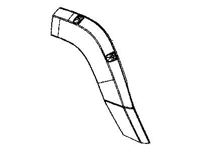 Jeep 5140834AB ORNAMENT Wheel Flare