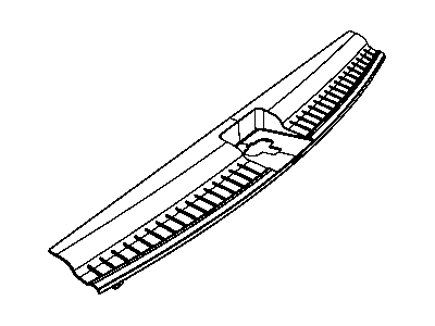 Mopar 5JP16BD1AF Scuff Plate, Light Gray, Rear