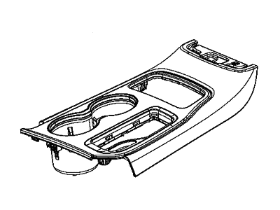 Dodge 6FC271Z0AC BEZEL Gear Shift Indicator