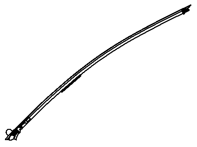 Chrysler 4894352AJ WEATHERSTRIP Front Door Header