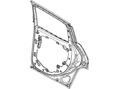 Jeep 68508059AA Door - Rear Door Outer Repair