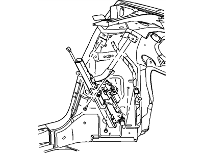 Chrysler 5054004AI MOTOR AND GEAR Power Liftgate