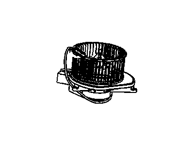 Chrysler 5179476AA MOTOR Blower with Wheel