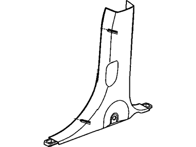 Chrysler 5028477AA PIN AND GROMMET