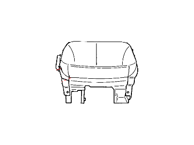 Dodge 1JB401D5AA COVER Front Seat Cushion