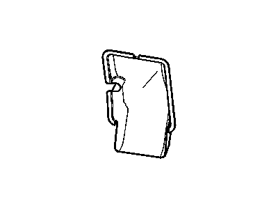 Chrysler 55351268AB CUP Seat Belt Retractor