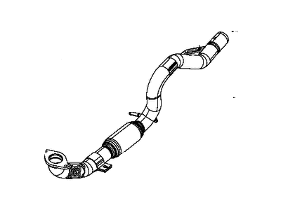 2020 Jeep Compass Exhaust Pipe - 68260727AA