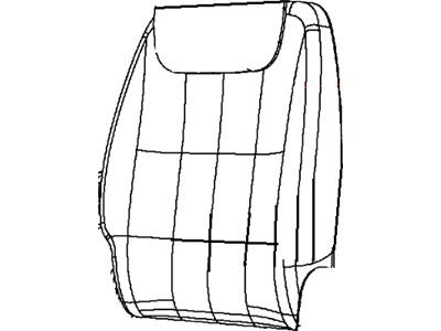 Dodge 5SP39DX9AA COVER Rear Seat Back 2nd Row