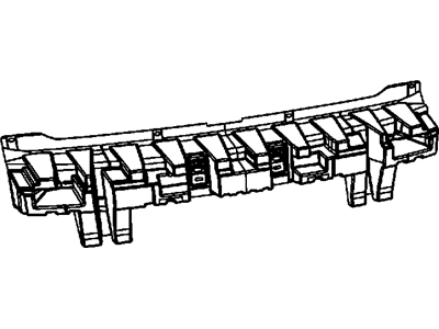 Mopar 55157388AC Energy Absorber, Rear