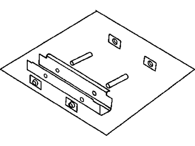 Dodge 5014458AD CROSSMEMBER Rear Floor